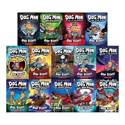 Books dog man - dog, series