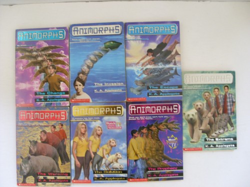 Vintage animorphs book lot - vintage, 1-7