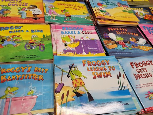 Lot froggy books - of, 5